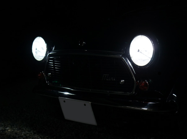 ミニ ルーカスP700ヘッドライトHID化 | FUTUREWING.net